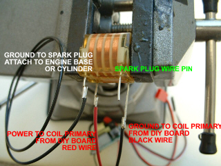 COIL PRIMARY PINS